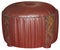 Leather tabouret