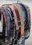 Leather trouser belts