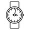 Leather watch repair icon, outline style