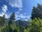 Leavenworth`s Beautiful Blue Skies and Mountains in the Northwest