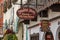 Leavenworth, USA - September 16, 2018: Downtown of small bavarian styled village in the Cascade Mountains