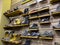 Leavenworth, WA USA - circa December 2022: Close up view of outdoor boots and shoes for sale inside a local sporting goods shop