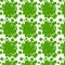 Leaves clover trefoil shamrock pattern
