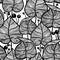 Leaves pattern. Seamless leaf pattern.