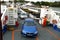 Leaving the harbour at Lymington on the ferry for the Isle of Wight. England