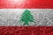 The Lebanese flag has been exposed many times. Use as a basemap or background.