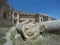 Lebanon, ancient acropolis city Baalbek. Great Bacchus temple