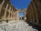 Lebanon, ancient acropolis city Baalbek. Great Bacchus temple