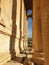 Lebanon  Baalbek temple of bacchus Baalbek temple of bacchus pillar pillarway sunny day