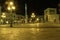 Lecce by night, saint Oronzo place