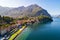 Lecco IT - Panoramic aerial view