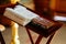 Lectern in the church. table on which liturgical books are placed during service