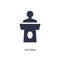 lectern icon on white background. Simple element illustration from graduation and education concept