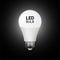 Led bulb lamp isolated vector light eco. Led lightbulb energy save white