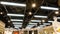 Led  ceiling light  in modern commercial building