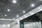 led ceiling lights on modern commercial building suspended ceiling