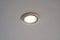 LED downlight or ceiling light Installed on a gray ceiling.