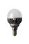 LED energy safing bulb. G45 E14. Isolated object