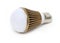 LED lamps, strip and spotlight on white background