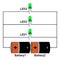 LED in a parallel circuit