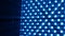 LED shiny bright rotating panel in blue