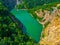 Ledinacko jezero lake at Fruska gora park in Serbia