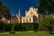 Lednice Chateau with beautiful gardens