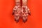 Ledy Feet and Hands in Heena for wedding in white background and isolated hand and feet  | hand design | feet design | beautiful d