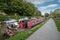 Leeds Liverpool canal barges at Skipton, North