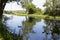 Leeds and Liverpool canal near Rufford, Lancashire,UK