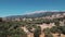 Lefka Ori White Mountains rangeagainst the blue sky, drone wide shot, Crete