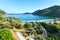 Lefkada coast beach summer view (Greece)