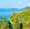 Lefkada coast summer landscape (Greece)