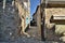 Lefkara, Cyprus - November 2. 2018. Narrow streets in the highland ancient village