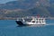 Lefkimmi lines ferryboat sailing Ionian sea Greece