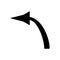 Left arrow icon. Exit button