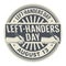 Left-Handers Day, August 13