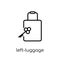 Left-luggage icon from Hotel collection.