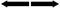 Left and right arrow, pointer, cursor in opposite direction. Intersection, navigation, forward-backward arrow element