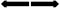 Left and right arrow, pointer, cursor in opposite direction. Intersection, navigation, forward-backward arrow element