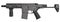 Left side SBR AR15 / M16 with collapsible stock, 7.5` barrel and 20rd mag