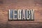 Legacy word wood