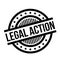Legal Action rubber stamp