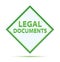 Legal Documents modern abstract green diamond button