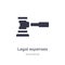 legal expenses icon. isolated legal expenses icon vector illustration from insurance collection. editable sing symbol can be use