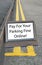 legal illegal parking fine driving road laws payment online internet double yellow lines
