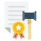 Legal Papers  Color Vector Icon which can easily modify or edit