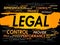 LEGAL word cloud