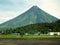 Legaspi airport with Mount Mayon