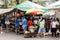 Legaspi village Sunday market scenery at Makati city, Metro Manila, Philippines, Feb 14, 2021